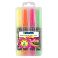Centropen, zestaw zakreślaczy 8542, color, 4szt, 1.5mm, z super elastyczną końcówką